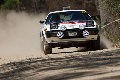 56;15-November-2008;ARC;All-Comers;Australia;Australian-Rally-Championship;Coffs-Coast;Coffs-Harbour;NSW;New-South-Wales;Penny-ODoherty;Triumph-TR7-V8;Troy-ODoherty;auto;motorsport;racing;special-stage;super-telephoto