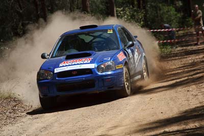 35;15-November-2008;ARC;Australia;Australian-Rally-Championship;Coffs-Coast;Coffs-Harbour;Michael-South;NSW;NSW-Rally-Championship;NSWRC;New-South-Wales;Subaru-Impreza-WRX-STI;Sue-South;auto;motorsport;racing;special-stage;telephoto