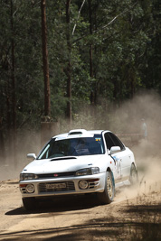 41;15-November-2008;ARC;Australia;Australian-Rally-Championship;Coffs-Coast;Coffs-Harbour;NSW;NSW-Rally-Championship;NSWRC;New-South-Wales;Nigel-Bland;Steve-Mitchell;Subaru-Impreza-WRX;auto;motorsport;racing;special-stage;telephoto