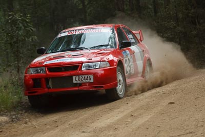 29;15-November-2008;ARC;Australia;Australian-Rally-Championship;Coffs-Coast;Coffs-Harbour;Evo-6;Margot-Knowles;Mitsubishi-Lancer;Mitsubishi-Lancer-Evolution-VI;NSW;New-South-Wales;Simon-Knowles;auto;motorsport;racing;special-stage;telephoto