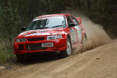 29;15-November-2008;ARC;Australia;Australian-Rally-Championship;Coffs-Coast;Coffs-Harbour;Evo-6;Margot-Knowles;Mitsubishi-Lancer;Mitsubishi-Lancer-Evolution-VI;NSW;New-South-Wales;Simon-Knowles;auto;motorsport;racing;special-stage;telephoto