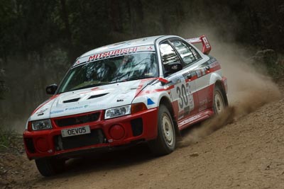 30;15-November-2008;ARC;Australia;Australian-Rally-Championship;Coffs-Coast;Coffs-Harbour;Evo-6;Lorelle-Tonna;Mitsubishi-Lancer;Mitsubishi-Lancer-Evolution-VI;NSW;New-South-Wales;Stephen-Tonna;auto;motorsport;racing;special-stage;telephoto