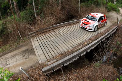 2;15-November-2008;ARC;Australia;Australian-Rally-Championship;Coffs-Coast;Coffs-Harbour;Coral-Taylor;NSW;Neal-Bates;New-South-Wales;Team-TRD;Toyota-TRD-Corolla-S2000;auto;bridge;fisheye;motorsport;racing;special-stage