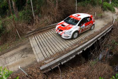 2;15-November-2008;ARC;Australia;Australian-Rally-Championship;Coffs-Coast;Coffs-Harbour;Coral-Taylor;NSW;Neal-Bates;New-South-Wales;Team-TRD;Toyota-TRD-Corolla-S2000;auto;bridge;fisheye;motorsport;racing;special-stage