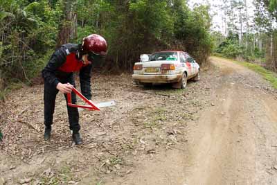 31;15-November-2008;ARC;Australia;Australian-Rally-Championship;Ben-Cullen;Coffs-Coast;Coffs-Harbour;Matthew-Cullen;NSW;NSW-Rally-Championship;NSWRC;New-South-Wales;Toyota-Corolla-Levin;auto;fisheye;motorsport;racing;special-stage