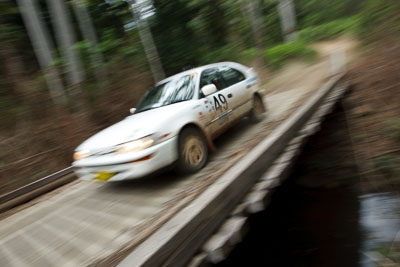 49;15-November-2008;ARC;All-Comers;Australia;Australian-Rally-Championship;Coffs-Coast;Coffs-Harbour;NSW;New-South-Wales;auto;bridge;motorsport;movement;racing;special-stage;speed;wide-angle