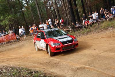 17;16-November-2008;ARC;Australia;Australian-Rally-Championship;Coffs-Coast;Coffs-Harbour;Evo-7;Helen-Cheers;Michael-Boaden;Mitsubishi-Lancer;Mitsubishi-Lancer-Evolution-VII;NSW;New-South-Wales;auto;motorsport;racing;special-stage;wide-angle