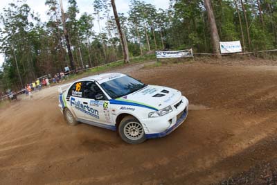 16;16-November-2008;ARC;Australia;Australian-Rally-Championship;Bruce-Fullerton;Coffs-Coast;Coffs-Harbour;Evo-6;Hugh-Reardon‒Smith;Mitsubishi-Lancer;Mitsubishi-Lancer-Evolution-VI;NSW;New-South-Wales;auto;fisheye;motorsport;racing;special-stage