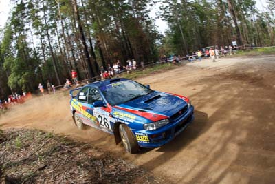 26;16-November-2008;ARC;Australia;Australian-Rally-Championship;Coffs-Coast;Coffs-Harbour;Leigh-Gotch;NSW;New-South-Wales;Rodger-Pedersen;Subaru-Impreza-WRX-STI;auto;fisheye;motorsport;racing;special-stage