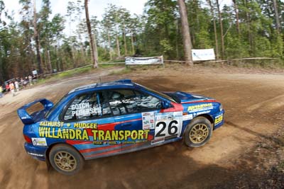 26;16-November-2008;ARC;Australia;Australian-Rally-Championship;Coffs-Coast;Coffs-Harbour;Leigh-Gotch;NSW;New-South-Wales;Rodger-Pedersen;Subaru-Impreza-WRX-STI;auto;fisheye;motorsport;racing;special-stage