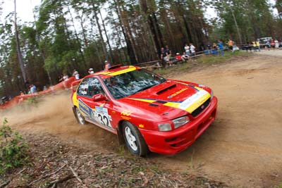 32;16-November-2008;ARC;Andrew-Houghton;Australia;Australian-Rally-Championship;Coffs-Coast;Coffs-Harbour;NSW;New-South-Wales;Richard-Houghton;Subaru-Impreza-WRX-STI;auto;fisheye;motorsport;racing;special-stage