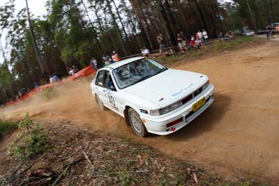 40;16-November-2008;ARC;Australia;Australian-Rally-Championship;Coffs-Coast;Coffs-Harbour;Joel-Payne;Mitsubishi-Galant-VR4;NSW;NSW-Rally-Championship;NSWRC;New-South-Wales;Troy-Gordon;auto;fisheye;motorsport;racing;special-stage