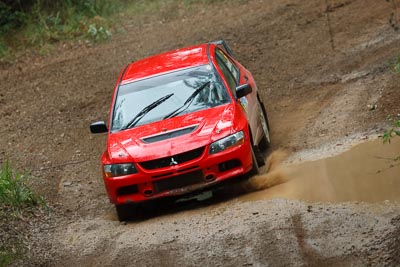 6;16-November-2008;ARC;Australia;Australian-Rally-Championship;Chris-Randell;Coffs-Coast;Coffs-Harbour;Evo-9;Mitsubishi-Lancer;Mitsubishi-Lancer-Evolution-IX;NSW;New-South-Wales;Spencer-Lowndes;auto;dirt;motorsport;mud;racing;rain;special-stage;splash;super-telephoto;water