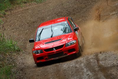 6;16-November-2008;ARC;Australia;Australian-Rally-Championship;Chris-Randell;Coffs-Coast;Coffs-Harbour;Evo-9;Mitsubishi-Lancer;Mitsubishi-Lancer-Evolution-IX;NSW;New-South-Wales;Spencer-Lowndes;auto;dirt;motorsport;mud;racing;rain;special-stage;splash;super-telephoto;water