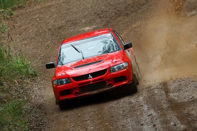 6;16-November-2008;ARC;Australia;Australian-Rally-Championship;Chris-Randell;Coffs-Coast;Coffs-Harbour;Evo-9;Mitsubishi-Lancer;Mitsubishi-Lancer-Evolution-IX;NSW;New-South-Wales;Spencer-Lowndes;auto;dirt;motorsport;mud;racing;rain;special-stage;splash;super-telephoto;water