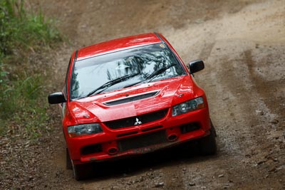 6;16-November-2008;ARC;Australia;Australian-Rally-Championship;Chris-Randell;Coffs-Coast;Coffs-Harbour;Evo-9;Mitsubishi-Lancer;Mitsubishi-Lancer-Evolution-IX;NSW;New-South-Wales;Spencer-Lowndes;auto;dirt;motorsport;mud;racing;rain;special-stage;splash;super-telephoto;water