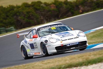 33;21-November-2008;Australia;Fraser-Kirchner;Island-Magic;Matt-Turnbull;Melbourne;PIARC;Phillip-Island;Porsche-996-GT3-Cup;Sports-Cars;VIC;Victoria;auto;motorsport;racing;super-telephoto