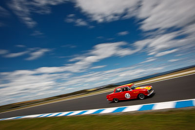 63;21-November-2008;Australia;Ford-Cortina-GT;Historic-Touring-Cars;Island-Magic;John-Luxmoore;Melbourne;PIARC;Phillip-Island;VIC;Victoria;auto;classic;clouds;motorsport;movement;racing;sky;speed;vintage;wide-angle