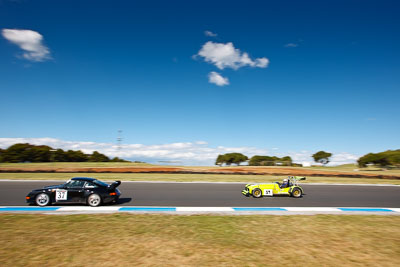 37;57;21-November-2008;Anthony-Moodie;Australia;Clubman-Lotus-7;Graham-Gorman;Island-Magic;Melbourne;PIARC;Phillip-Island;Porsche-993-RSCS;Sports-Cars;Stephen-Lightfoot;VIC;Victoria;auto;clouds;motorsport;racing;sky;wide-angle