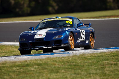 26;21-November-2008;Andrew-Bollom;Australia;Island-Magic;Mazda-RX‒7;Melbourne;PIARC;Peter-Rushton;Phillip-Island;Sports-Cars;VIC;Victoria;auto;motorsport;racing;super-telephoto