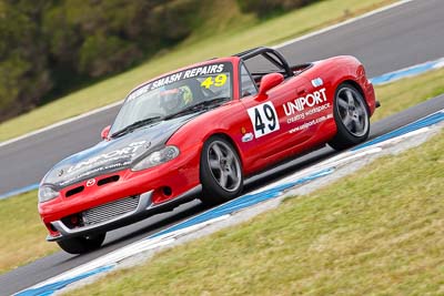 49;22-November-2008;Anthony-Robson;Australia;Island-Magic;Luciano-Iezzi;Mazda-MX‒5;Mazda-MX5;Mazda-Miata;Melbourne;PIARC;Phillip-Island;Sports-Cars;VIC;Victoria;auto;motorsport;racing;super-telephoto