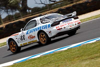 88;22-November-2008;Australia;Island-Magic;James-Parish;Mazda-RX‒7;Melbourne;PIARC;Phillip-Island;Ric-Shaw;Sports-Cars;VIC;Victoria;auto;motorsport;racing;super-telephoto