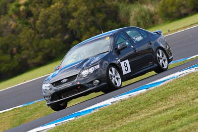 8;22-November-2008;Australia;Ford-Falcon-XR8;Improved-Production;Island-Magic;Melbourne;Nathan-Tinkler;PIARC;Phillip-Island;VIC;Victoria;auto;motorsport;racing;super-telephoto