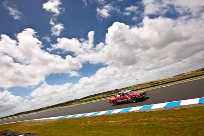 13;22-November-2008;Australia;Brett-Dickie;Holden-HQ;Island-Magic;Melbourne;PIARC;Phillip-Island;VIC;Victoria;auto;clouds;motorsport;racing;sky;wide-angle