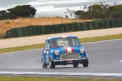 33;22-November-2008;Australia;Historic-Touring-Cars;Island-Magic;Melbourne;Morris-Mini;PIARC;Paul-Girt;Phillip-Island;VIC;Victoria;auto;classic;motorsport;racing;super-telephoto;vintage