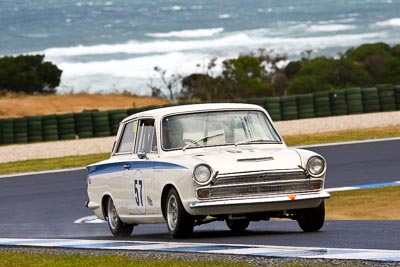 57;22-November-2008;Australia;Ford-Cortina;Historic-Touring-Cars;Island-Magic;Melbourne;PIARC;Phillip-Island;Simon-Browning;VIC;Victoria;auto;classic;motorsport;racing;super-telephoto;vintage