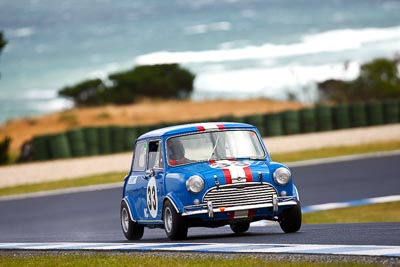 33;22-November-2008;Australia;Historic-Touring-Cars;Island-Magic;Melbourne;Morris-Mini;PIARC;Paul-Girt;Phillip-Island;VIC;Victoria;auto;classic;motorsport;racing;super-telephoto;vintage