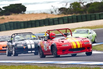 24;22-November-2008;Australia;Brian-Ferrabee;David-Barram;Island-Magic;Mazda-MX‒5;Mazda-MX5;Mazda-Miata;Melbourne;PIARC;Phillip-Island;Sports-Cars;VIC;Victoria;auto;motorsport;racing;super-telephoto