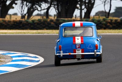 33;23-November-2008;Australia;Historic-Touring-Cars;Island-Magic;Melbourne;Morris-Mini;PIARC;Paul-Girt;Phillip-Island;VIC;Victoria;auto;classic;motorsport;racing;super-telephoto;vintage