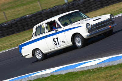 57;23-November-2008;Australia;Ford-Cortina;Historic-Touring-Cars;Island-Magic;Melbourne;PIARC;Phillip-Island;Simon-Browning;VIC;Victoria;auto;classic;motorsport;racing;super-telephoto;vintage