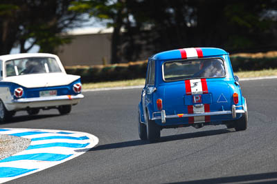 33;23-November-2008;Australia;Historic-Touring-Cars;Island-Magic;Melbourne;Morris-Mini;PIARC;Paul-Girt;Phillip-Island;VIC;Victoria;auto;classic;motorsport;racing;super-telephoto;vintage