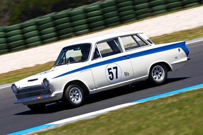 57;23-November-2008;Australia;Ford-Cortina;Historic-Touring-Cars;Island-Magic;Melbourne;PIARC;Phillip-Island;Simon-Browning;VIC;Victoria;auto;classic;motorsport;racing;super-telephoto;vintage