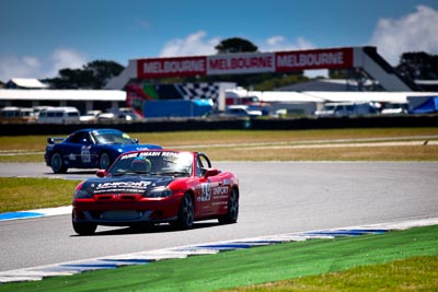 49;23-November-2008;Anthony-Robson;Australia;Island-Magic;Luciano-Iezzi;Mazda-MX‒5;Mazda-MX5;Mazda-Miata;Melbourne;PIARC;Phillip-Island;Sports-Cars;VIC;Victoria;auto;motorsport;racing;telephoto