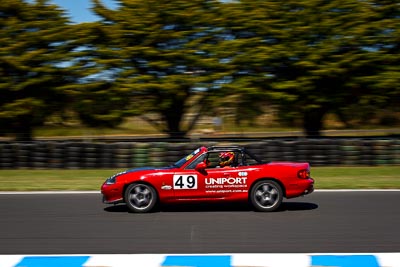 49;23-November-2008;Anthony-Robson;Australia;Island-Magic;Luciano-Iezzi;Mazda-MX‒5;Mazda-MX5;Mazda-Miata;Melbourne;PIARC;Phillip-Island;Sports-Cars;VIC;Victoria;auto;motorsport;racing;telephoto