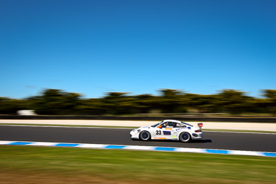 33;23-November-2008;Australia;Fraser-Kirchner;Island-Magic;Matt-Turnbull;Melbourne;PIARC;Phillip-Island;Porsche-996-GT3-Cup;Sports-Cars;VIC;Victoria;auto;motorsport;movement;racing;sky;speed;wide-angle