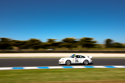 28;23-November-2008;Australia;Chris-Stannard;Geoff-Morgan;Island-Magic;Melbourne;PIARC;Phillip-Island;Porsche-993-RSCS;Sports-Cars;VIC;Victoria;auto;motorsport;movement;racing;sky;speed;wide-angle