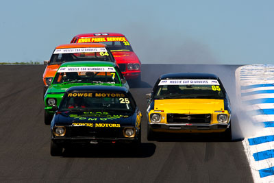 25;7;85;23-November-2008;Australia;Brendan-Avard;Dallas-Crane;Graham-Francis;Holden-HQ;Island-Magic;Melbourne;PIARC;Phillip-Island;VIC;Victoria;auto;motorsport;racing;super-telephoto