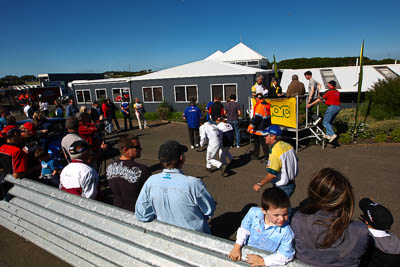 23-November-2008;Australia;Island-Magic;Melbourne;PIARC;Phillip-Island;VIC;Victoria;auto;crowd;motorsport;people;podium;racing;spectators;wide-angle