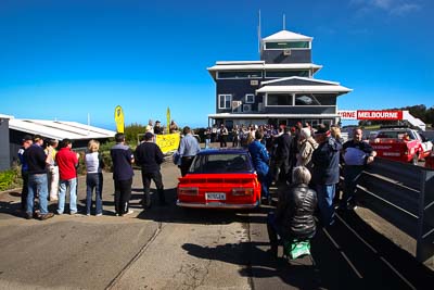 23-November-2008;Australia;Island-Magic;Melbourne;PIARC;Phillip-Island;VIC;Victoria;auto;crowd;motorsport;people;podium;racing;spectators;wide-angle