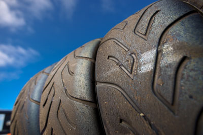 23-November-2008;Australia;Island-Magic;Melbourne;PIARC;Phillip-Island;Topshot;VIC;Victoria;auto;close‒up;debris;detail;motorsport;racing;sky;tyres;wide-angle;worn