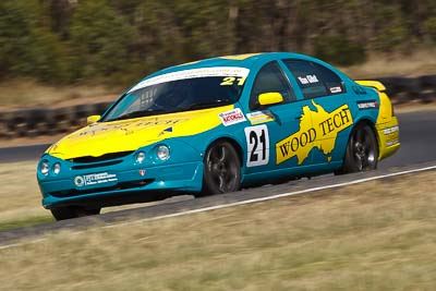 21;7-March-2009;Australia;Ford-Falcon-AU;John-Van-Gilst;Morgan-Park-Raceway;QLD;Queensland;Warwick;auto;motion-blur;motorsport;racing;super-telephoto