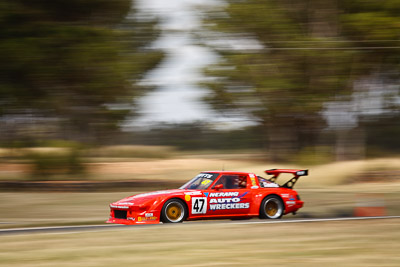 47;7-March-2009;Australia;Mazda-RX‒7;Morgan-Park-Raceway;QLD;Queensland;Robert-Coutts;Warwick;auto;motion-blur;motorsport;racing;telephoto