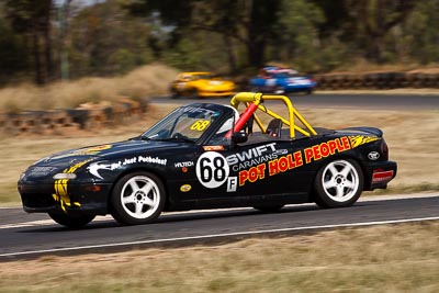 68;7-March-2009;Australia;Greg-Quince;Mazda-MX‒5;Mazda-MX5;Mazda-Miata;Morgan-Park-Raceway;QLD;Queensland;Warwick;auto;motorsport;racing;super-telephoto