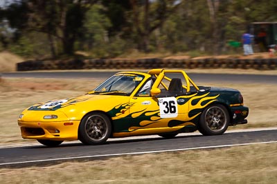 36;7-March-2009;Australia;Cameron-Hein;Mazda-MX‒5;Mazda-MX5;Mazda-Miata;Morgan-Park-Raceway;QLD;Queensland;Warwick;auto;motorsport;racing;super-telephoto