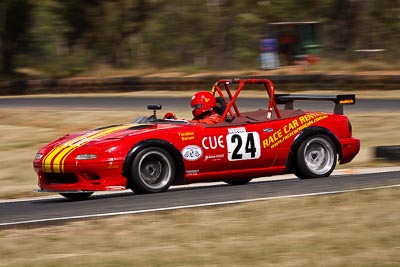 24;7-March-2009;Australia;Brian-Ferrabee;Mazda-MX‒5;Mazda-MX5;Mazda-Miata;Morgan-Park-Raceway;QLD;Queensland;Warwick;auto;motion-blur;motorsport;racing;super-telephoto