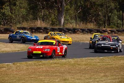 8;7-March-2009;Australia;David-Gainer;Mazda-MX‒5;Mazda-MX5;Mazda-Miata;Morgan-Park-Raceway;QLD;Queensland;Warwick;auto;motorsport;racing;super-telephoto